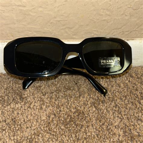 runway 49mm rectangular sunglasses prada|Prada vintage sunglasses.